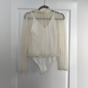 Free People Mesh Bodysuit